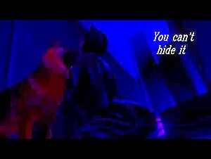 3D Cartoon - The stages of a submissive female dog