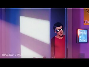 3D hentai: betrayal and Zoosex with expert wife