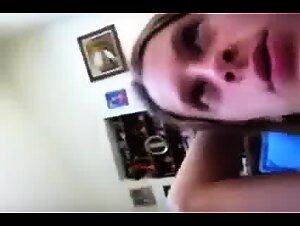 A girl alone with her pet