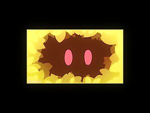 Animated Hex Maniac and Her Canine Companion