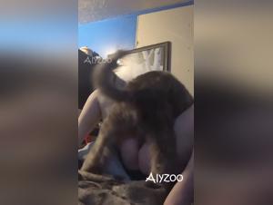 Bestial desire explosions: dominated wife, enraged dog