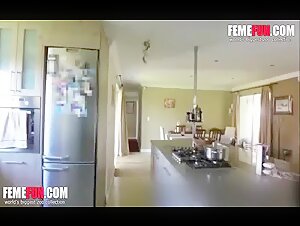 Blonde maid and canine pleasure