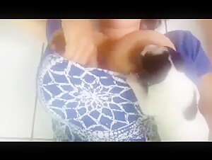 Breastfeeding Puppy 27 - A shocking bestiality video