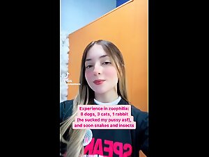 Camilly Manhaes - Zoophilia Experience with a Dog