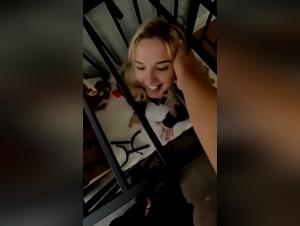 Canine obsession: debauchery cage and submission