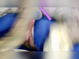 Canine orgy, GF captivates with the raw drive