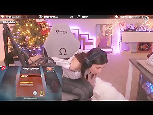 Compilation of Alinity in full ecstasy with her naughty dog