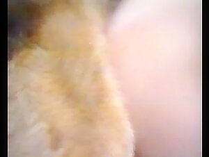 Dana and her lesbian friend have fun with a dog