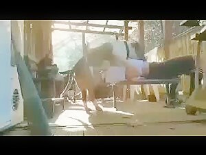 Dog Fucks a Woman