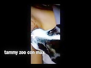 Dog licking unconscious young woman