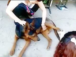 Full Bestiality Video: Woman and her Dog