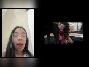 Hardcore Zoophilia: Intimate Reveals with Milly and her Dog