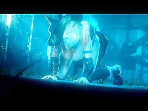 Harley gets fucked by dogs - Studiofow