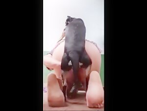 Indian Woman Shefali Mahajan and her Dog