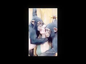 Instagram Model Shares Intimate Moment with Monkey