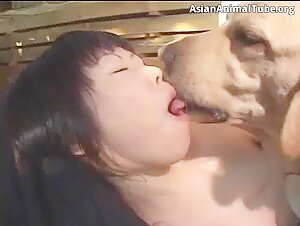 Intense kiss with my dog   10