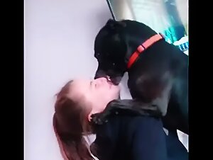 Kiss Passion: A Forbidden Encounter with a Dog
