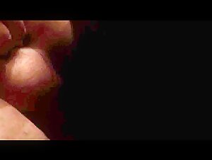 Man helps his dog to satisfy his wife