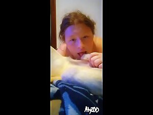 Marley the slut sucks her dog on xnxxzoo