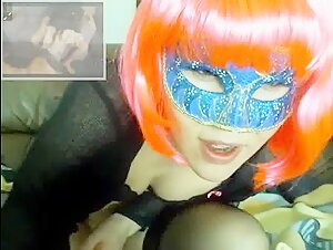 Mature German woman and her dog