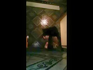 Mature woman alone at home, fucked by her dog *Amazing pussy sounds* - Part 2