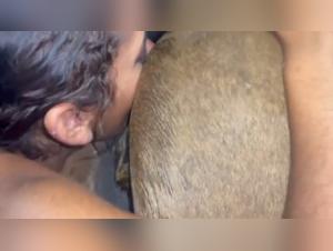 Mia Explores Cold Flesh: A Dirty Game with a Cow