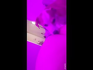 More BBW videos with a dog licking her anus