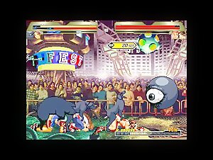 Mugen Kuromaru facing Athena Mai and her dogs and pigs