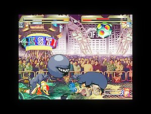 Mugen Kuromaru facing the animal domination of Leona and Cammy