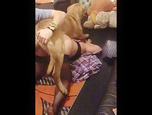 My husband and his dog