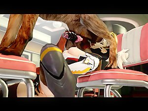 Naughty dog   and his expert tongue