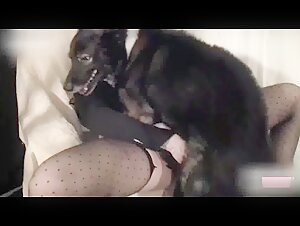 Naughty Mom and Her Best Friend on Four Legs