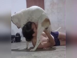 PunkOfficial: Demonic Facefuck with a Dog