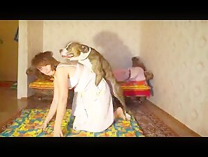 Russian Team - Intimate Moment with a Dog