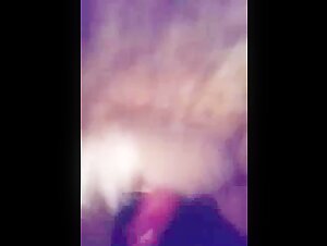 Scantily clad woman with her dog