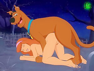 Scooby Doo - A naughty adventure with the dog