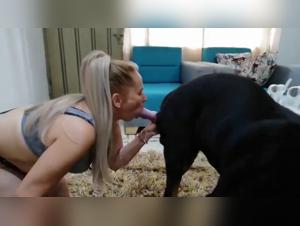 Sexy Bestiality: Slut Fucks Her Dog Vanessa