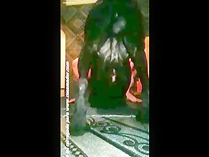 Sexy woman having animalistic sex with her dog