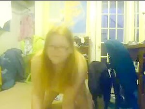 Shy and round nerd discovers sex with a dog