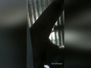 Solo kiss with unleashed dog