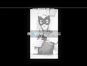 Sonya, a naughty little girl with a dog