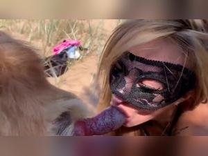 Sonya blonde: canine orgies on the beach