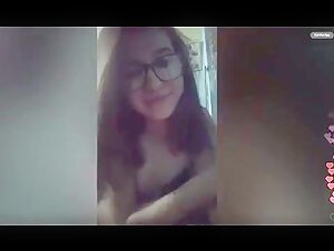 Teenage girl alone at home