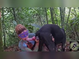 The Slut Whore Fucking With Dog