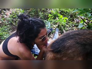 Tick   zoo erotic: Lina fucks with her dog
