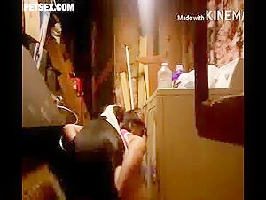 Tied up in the garage