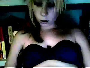 Webcam Teen and Her Canine Companion