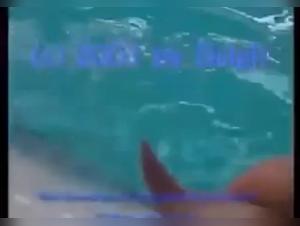 Wild animality: blonde explodes with desire with her dog