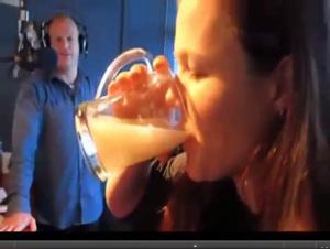 Wild delights: Sally offered to canine passion