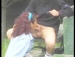 Wild horse riding outdoors